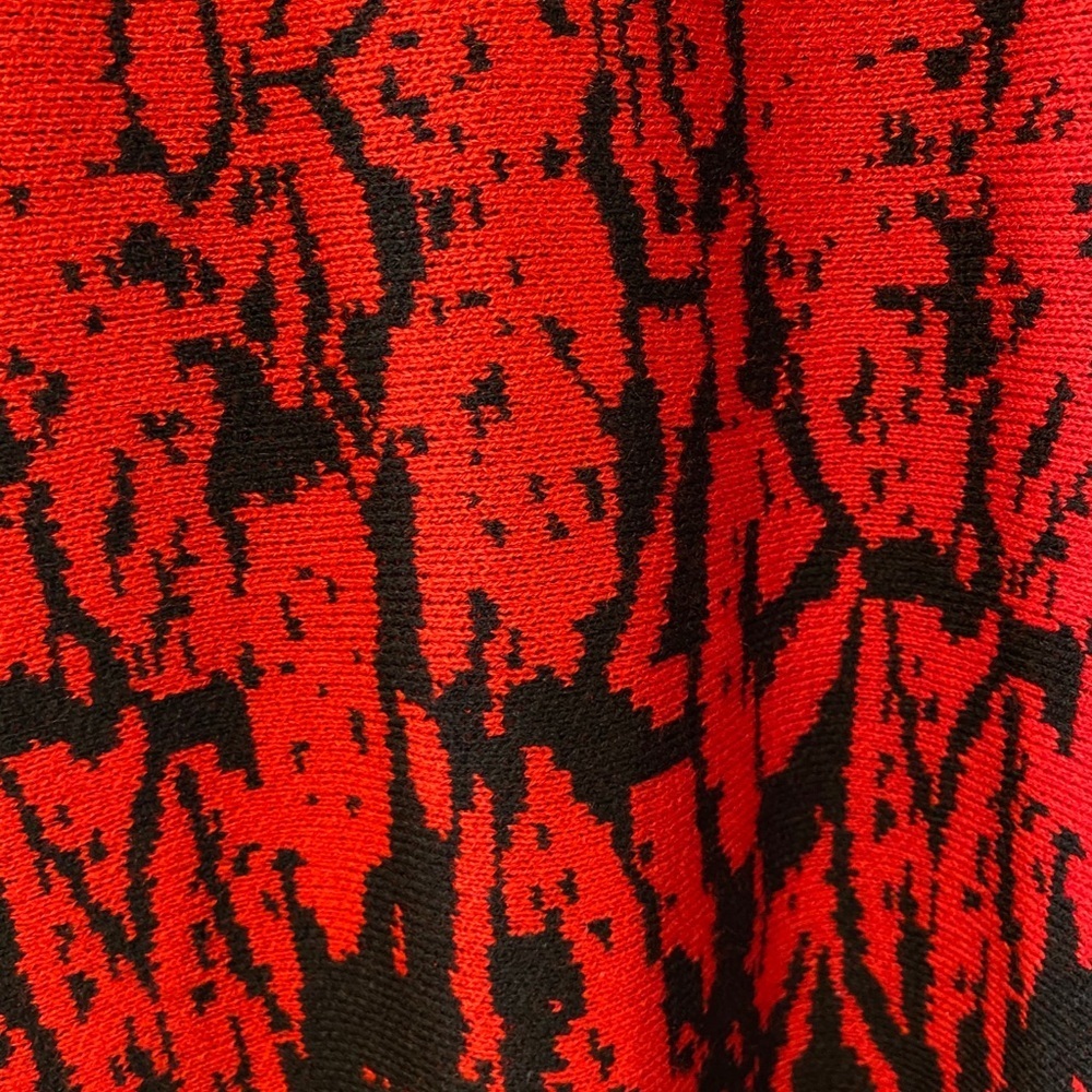 Madison Leigh Black Red A-Line Sweater Dress - Size M, L - Picture 7 of 11
